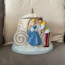 Disney Cinderella Horse Carriage cookie Jar Rare