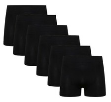 1-12 Pack Premium 100% Cotton Ladies Girls Boxer Shorts Hot Pants High Waist
