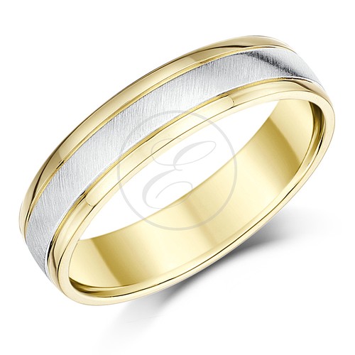9ct two colour yellow white - colour, &