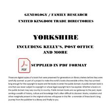 Kelly's Trade Directories &