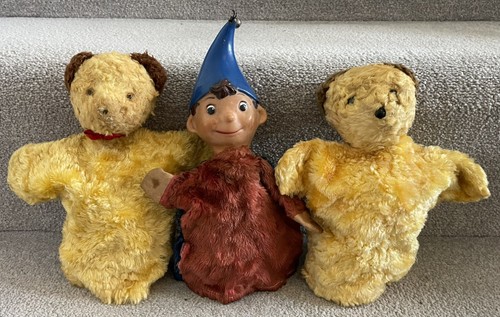Three antique vintage hand - three,