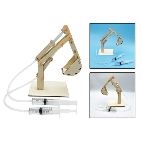 Wooden hydraulic excavator kit - wooden,