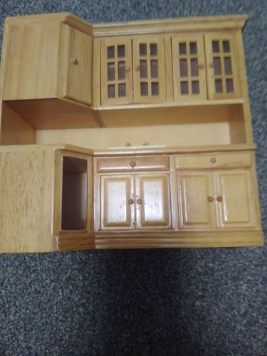 Miniatures wooden dolls house - wooden,