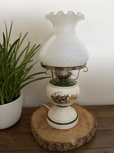 Vintage ceramic hurricane lamp - hurricane,