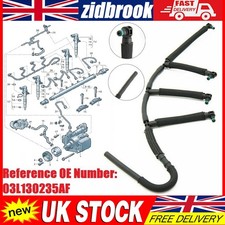 For VW Caddy 1.6 TDI Diesel Fuel Injector Leak Off Return Pipe 03L130235AF UK' 