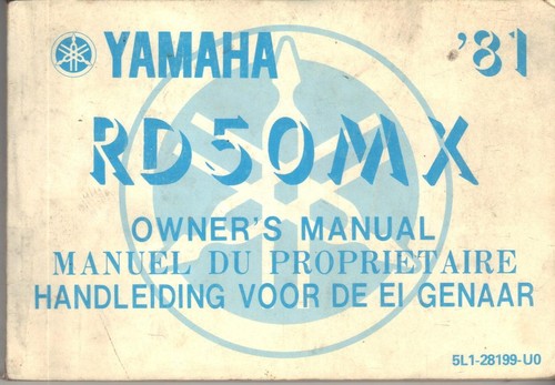 Yamaha rd50 5l1 1981 owners - yamaha,
