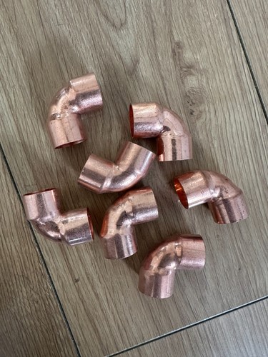 22mm copper degree elbow - 7x,