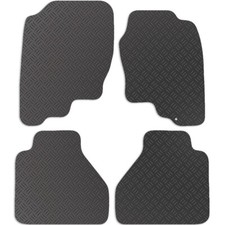 Carsio Tailored Rubber Car FloorMats For Nissan Navara D40 2005 to 2010