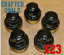 Gloss black alloy wheel nuts - gloss,