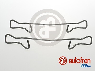 Brake pad fitting - fitting, rear