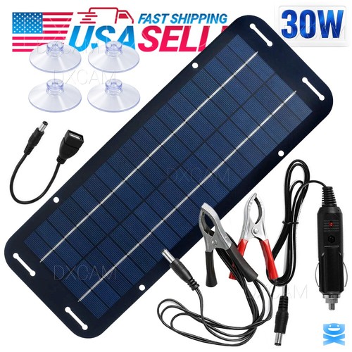 30w solar panel 12v trickle - 30w,
