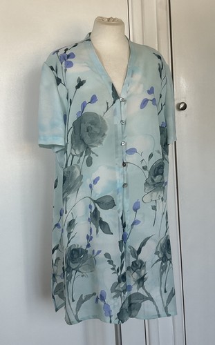 Jacques vert blue - vert, floral