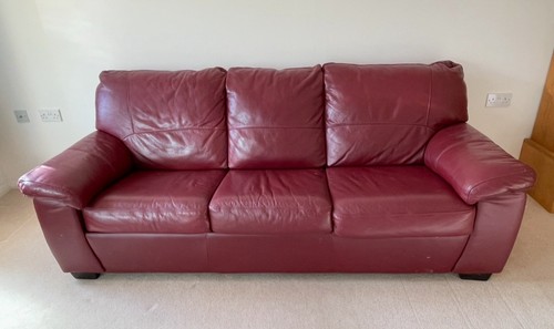 Quality leather sofa bed - leather,