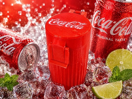Coca cola red plastic - plastic, cup