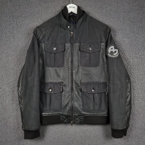 Armani jeans leather - armani,