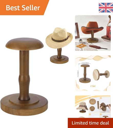 Wood tabletop hat rack - tabletop,