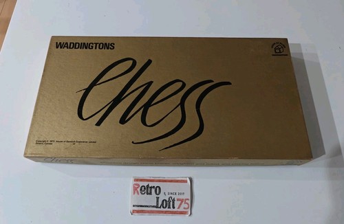 Waddingtons 1973 vintage chess - waddingtons,