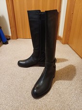 Brand New Women's Crew Clothing Company Burley Leather Boots. Black. Size 38.