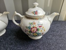 Coalport tea pot ming rose