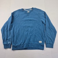 JACK WILLS Sweatshirt Large Blue Men's Cotton Pullover Crew Neck Casual
