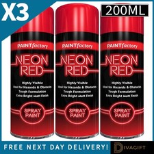 Red fluorescent bright - red,