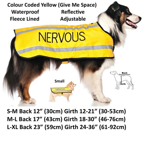 Warning dog colour coded - warning,