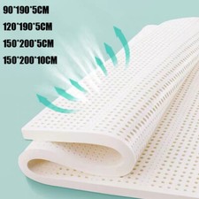 Natural Latex Mattress Thin Models Tatami Double Rubber Soft Breathable UK