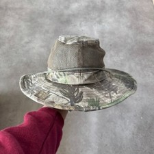 Real Tree Boonie Hat Mens Mesh Signatures Hiking Camo Bucket Cap Green