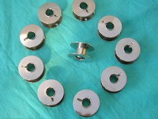 10 BOBBINS FOR VINTAGE SINGER 15K SEWING MACHINE FROM AROUND 1900 TO 1950'S