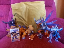 Ultimate Digimon Agumon + Greymon figure lot. Digimon set Bundle