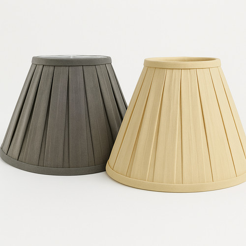 Enya box pleat - fabric, lamp