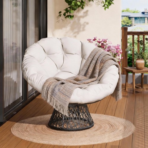 360 swivel rattan - swivel, papasan