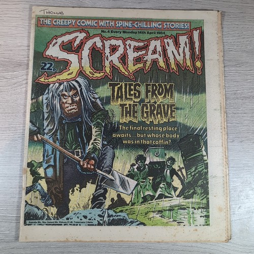 Scream comic issue number 4 - scream!,