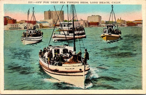 Vtg long beach - beach, california