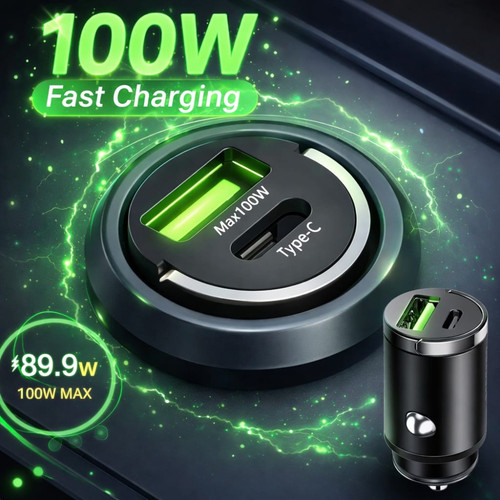 Fast car charger usb port - 2,