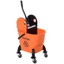 HOMCOM Mop Bucket on Wheels w/