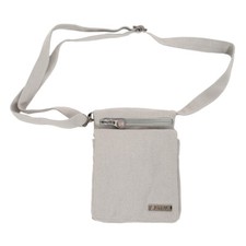 Travel Shoulder Bag by Sativa Hemp Bags-Light Grey