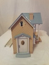 Sylvanian Families Bluebell Cottage Riverside Lodge Blue Roof with accessories 