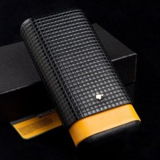 Portable Leather Cedar Wood