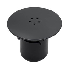 Black Shower Waste Drain Cap