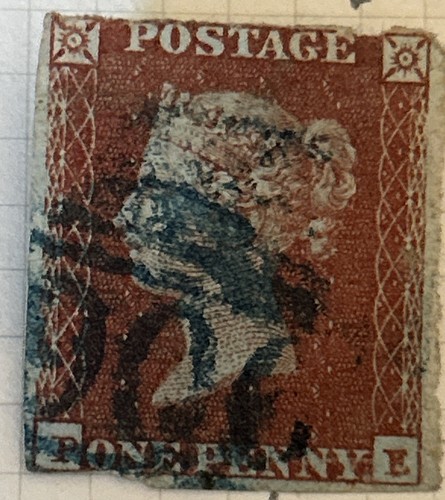 1841 sg8xb penny red - gb,