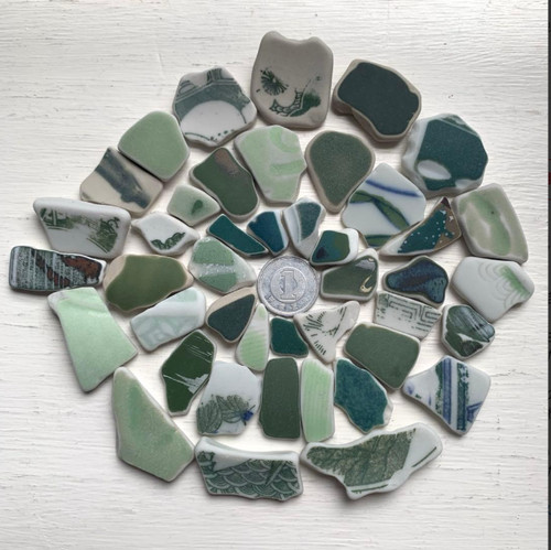 Sea glass from japan - glass,