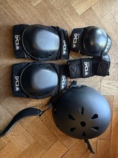 SkateHut Helmet and Pro Pad Set, Size Small Never used