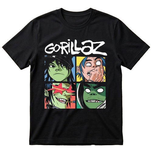 Gorillaz band graphic - band,
