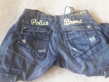 MENS JEANS, POLICE BRAND, NEW