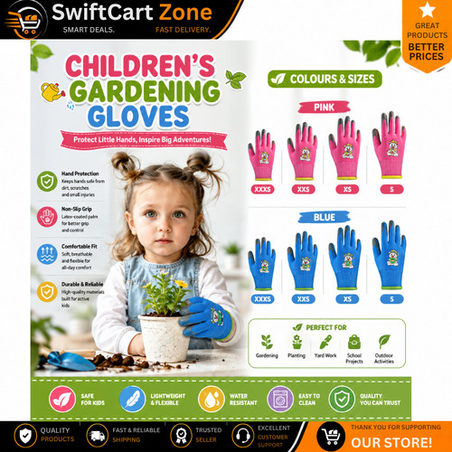 Garden work gloves - work, children