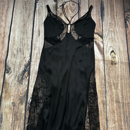 Honey birdette black satin - honey,