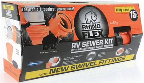 Camco rhinoflex 15ft sewer - camco,
