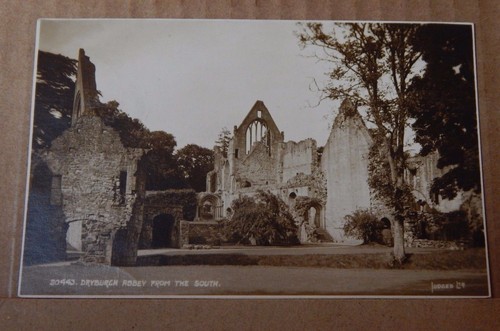 Postcard dryburgh abbey from - abbey,