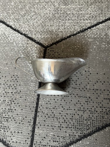Silver polished metal - silver, oval